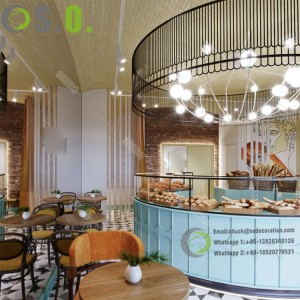 latest version modern coffee table milk tea counter for modern restaurants or coffee shop customized