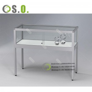 Tempered Glass Museum Showcase LED Lighting Museum Display Counter Fixtures Museum Furniture