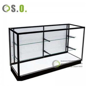 Hot Verkaf Populär Showcase Display Cabinet Customize Design Glas Display Showcabine Cabinet