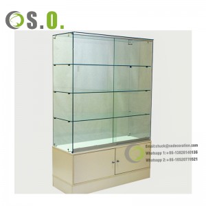 High End Lockable Showcase Glass High Counter