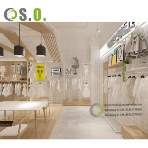 High quality kids clothes display racks clothes furniture for children’s clothing stores