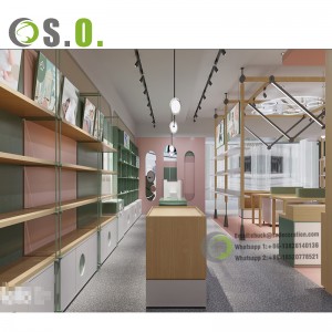 ຮ້ານຂາຍເສື້ອຜ້າເດັກນ້ອຍທີ່ທັນສະໄຫມ Shelves custom ຮ້ານເສື້ອຜ້າເດັກນ້ອຍ Furniture ຮ້ານຂາຍເສື້ອຜ້າເດັກນ້ອຍ