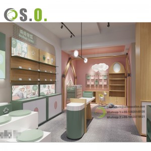Simple Kids Clothes Store Interiors design Retail Children Clothing Store Furniture