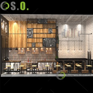 modern stylish drink bar counter coffee shop furniture for restaurants or coffee shop customized