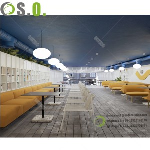 Modern Cafe Interior Design Coffee shop Furniture Decoration Bar Counters For Restaurant