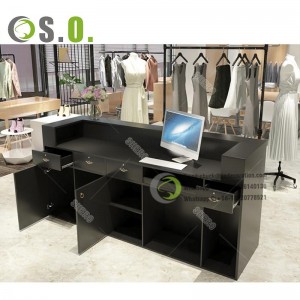 White Front Desk Counter Large Beauty Salon Reception Desks
