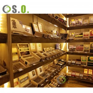Tobacco Shop Furniture Wine Stores Fixtures Ապրանքի Ցուցահանդեսներ Shelving Cigar Showcase Smoke Shop Display դարակ
