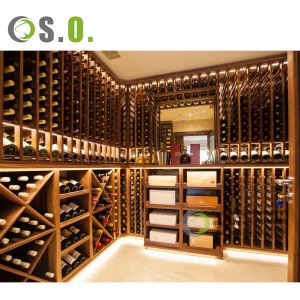 Shero rack de vinho personalizado, montado na parede, prateleira de loja de cerveja, vitrine de madeira para decoração de loja de bebidas