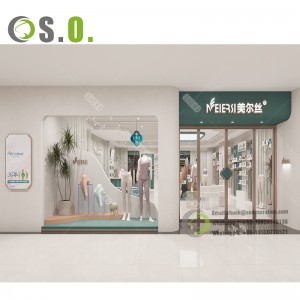 Lady Clothing Shopping Mall Display Furniture Chain Store Shop Fitting Display Equipments Fixture sa Shopping Mall