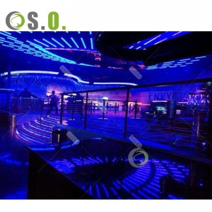 Top quality custom size and color commercial use U-shaped night club restaurant furniture