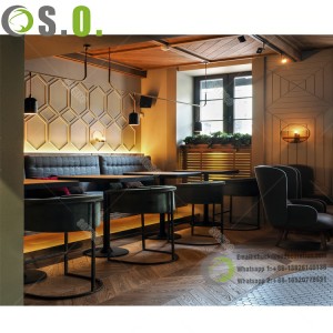 Luxury cafe furniture bar custom-designed for food and beverage stores factory direct