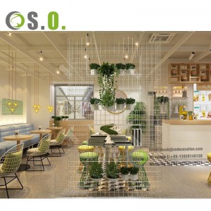 Kohviku 3D-renderdamise sisekujundus Cafe Kiosk kohvikute dekoratsioonikujundused