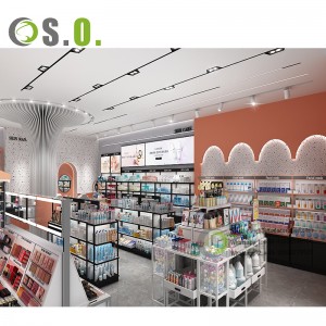 Customized Retail Makes Cosmetic Shop Interior Design, Factory Sale Faleoloa Fa'aali Meafale