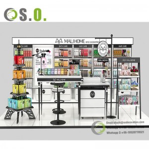 cosmetic kiosk design cosmetic showcase display beauty furniture display