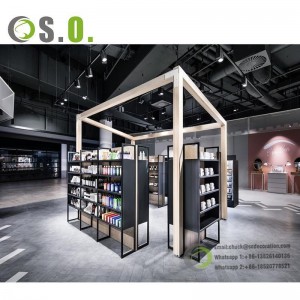 [Copy] High End Cosmetic Shop Interior Design Beauty Supply Store Fitting Cosmetic Display Shelf with led light
