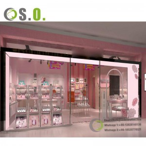 small shopping cosmetic display furniture display shelf beauty shopping