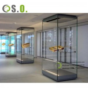 New Design Minimalist Museum Display Cabinet