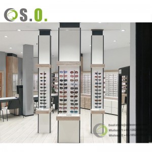 Eyewear Store Fixture Design Trendy Eyeglass Display Rack