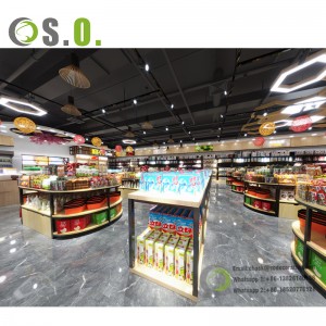 New Design Gondola Display Rack Supermarket Shelves