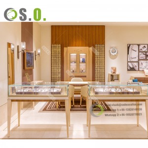 Watch store glass display cabinet display showcase and showcase for jewelry shop