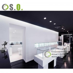 latest version jewellery showroom furniture design Jewelry Shop Interior Design for mall jewelry stores customization