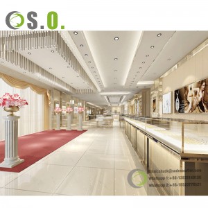 Customized 3D Interior Watch Shop Design Display Case Furniture Luxury Jewelry and Watch Store Fixtures
