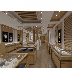 Luxury Decorative Design Commercial Jewellery Store Furniture Decoration Jewelry Shop Display Showcase Cabinet