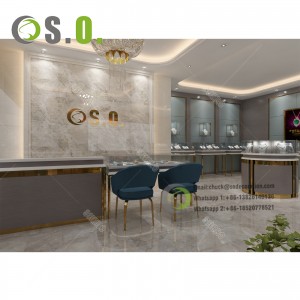 Customized retail watch store design with watch shop furniture