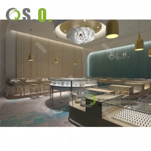 Customized retail watch store design with watch shop furniture