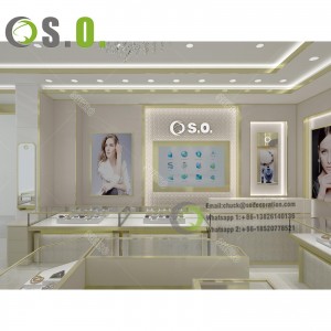 ODM watch display showcase with shop counter for watch store