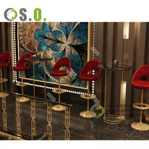 Luxury Nightclub Lounge Decor Ideas Night Club Bar Counter Strip Club Furniture with 3D Design