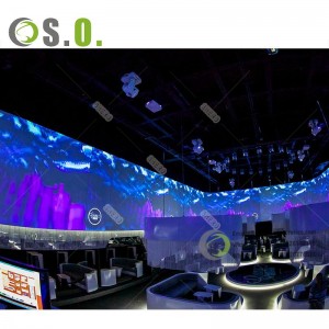 Customize Design Solid Surface Night Club Hookah Lounge Furniture Home Led Bar Counter