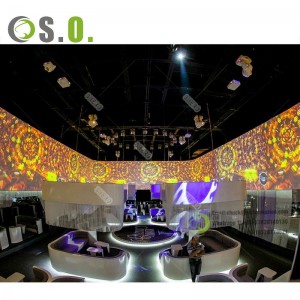 Customize Design Solid Surface Night Club Hookah Lounge Furniture Home Led Bar Counter