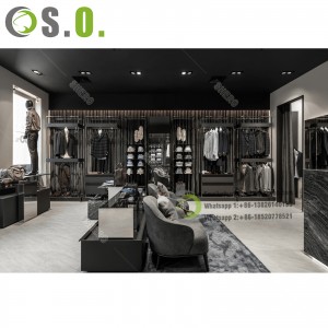 High End Clothing Shop Interior Furniture Garment Counter Display