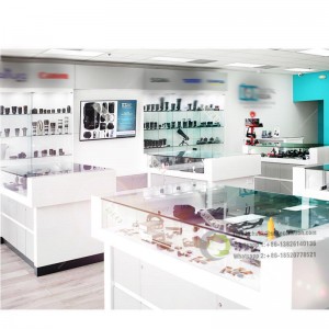 High quality cell phone accessories shop furniture design glass mobile shop showcase