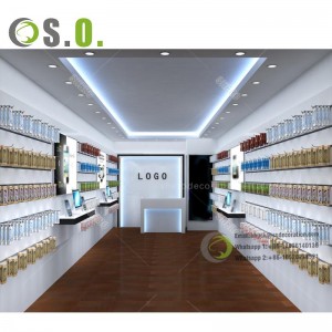 Modern phone shop interior design factory directly make cell phone store furniture