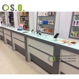 Factory Direct Sell Mobile Phone Store Furniture Cell Phone Display Counter Mobile phone Display Cabinet Showcase