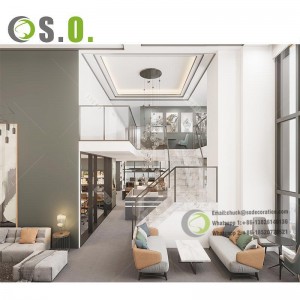 Ба наздикӣ Luxury Modern L Shape Director Manger Ceo Boss Solutions мебели офисӣ маҷмӯаи мизи кории офиси иҷроия