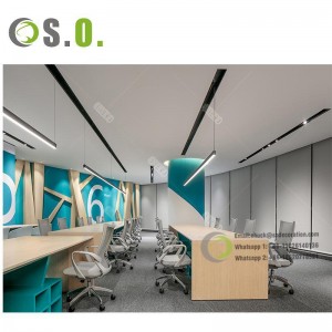 יצרנים מובילים OEM Premium ריהוט משרדי מנהל שולחן משרד פופולרי משרד שולחן עץ מודרני שולחן מנכ"ל מנהלים