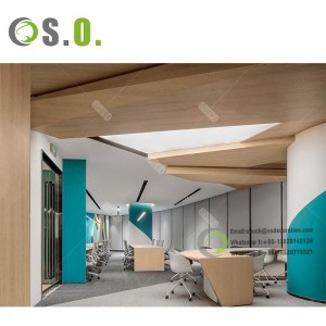 Topproducenter OEM Premium Kontormøbler Manager Skrivebord Populært kontor Moderne træbord CEO Executive Desk