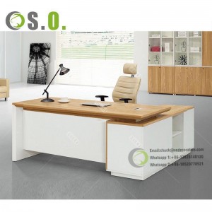 Boss ceo executive office furniture tables wooden desk set