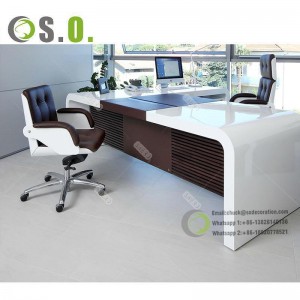 Modern office display tables wooden Office furniture work station