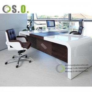 Customized office showcase display counter furniture design
