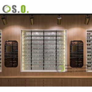 Customized Optical Display Furniture Sunglasses Display Cabinet