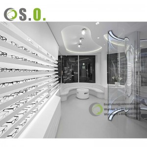 optical shop interior design sunglasses display stand