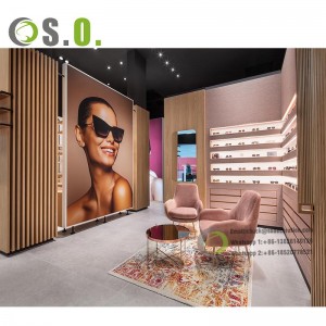 Eyewear Store Interior Design sunglasses display cabinet
