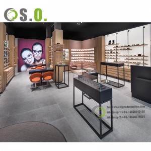 Eyewear Store Interior Design sunglasses display cabinet