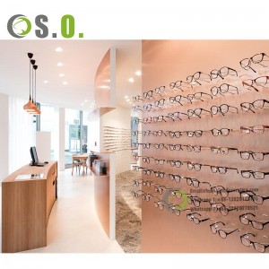 Eyewear Glass Display Showcase Eyewear Stand Led Furniture