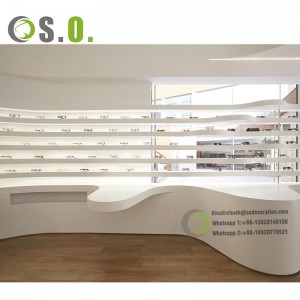 Modern style optical display showcase sunglasses display cabinets
