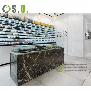 Customized Optical Shop Interior Design Eyewear Retail Display Stand Optical Display Cabinets